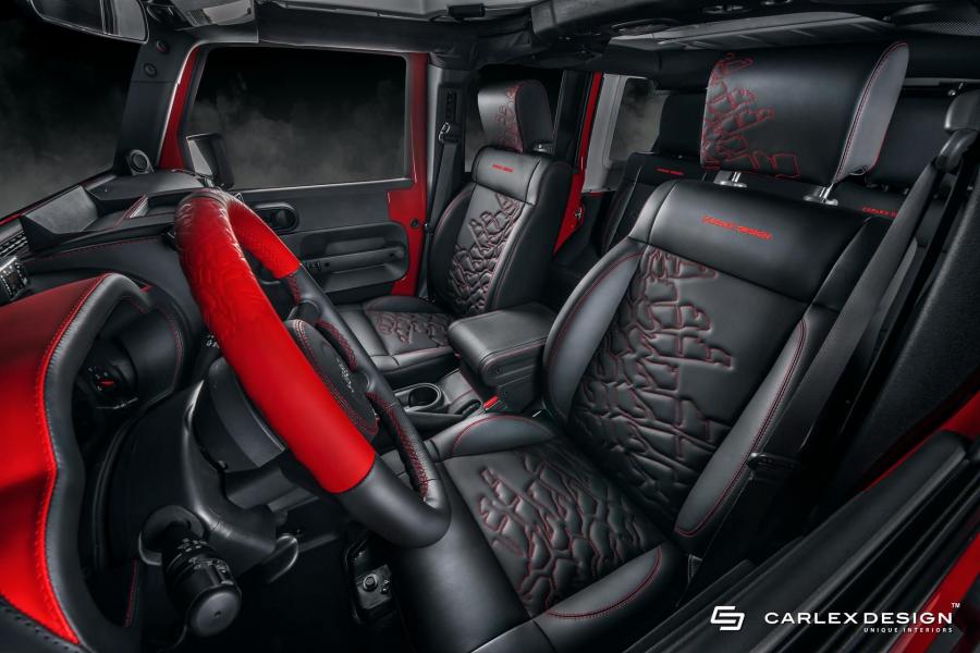 Интерьер Jeep Wrangler Unlimited by Carlex Design 2018 года  (фото 4 из 13)